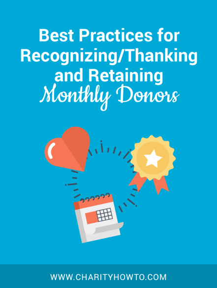 best practices for thanking and retaining monthly donors