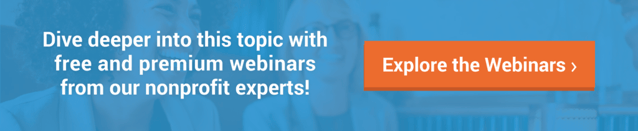 Deep dive into free and premium webinars from nonprofit experts