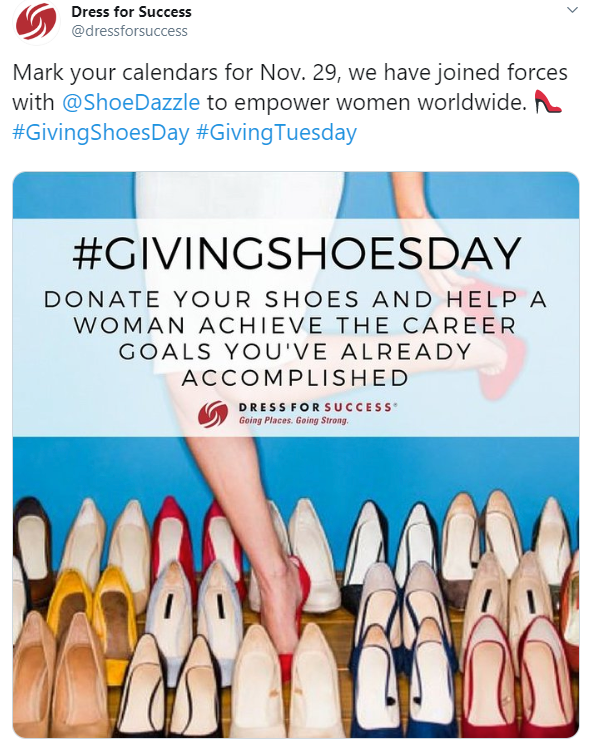 nonprofit giving shoeday