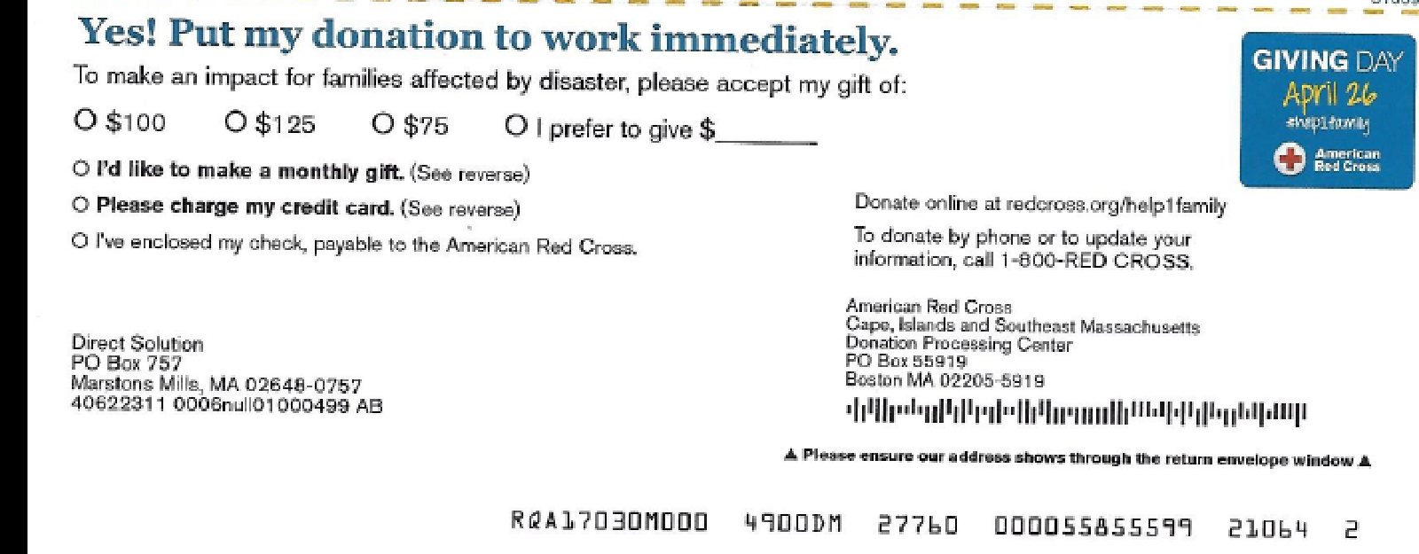 Monthly Donation Form